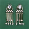 Indo Western Classic Earring With Mehndi Plated