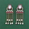 Indo Western Classic Earring With Mehndi Plated