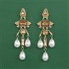 Indo Western Pearl Earring With Gold Plating
