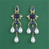 Indo Western Pearl Earring With Gold Plating