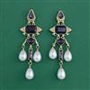 Indo Western Pearl Earring With Gold Plating