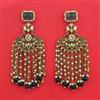 Indo Western Bandhai Earring With Mehndi Plating