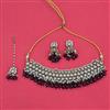 Indo Western Moti Necklace With Mehndi Plating