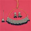 Indo Western Moti Necklace With Mehndi Plating