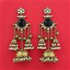 Indo Western Jhumki With Mehndi Plating