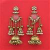 Indo Western Jhumki With Mehndi Plating