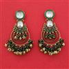 Indo Western Classic Earring With Mehndi Plating