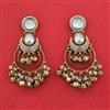 Indo Western Classic Earring With Mehndi Plating