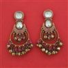Indo Western Classic Earring With Mehndi Plating