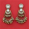 Indo Western Classic Earring With Mehndi Plating