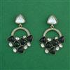Indo Western Classic Earring With Mehndi Plating