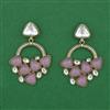 Indo Western Classic Earring With Mehndi Plating
