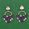 Indo Western Classic Earring With Mehndi Plating