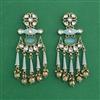 Indo Western Classic Earring With Mehndi Plating