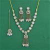 Indo Western Moti Necklace With Mehndi Plating