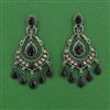 Indo Western Classic Earring With Black Plating