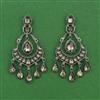 Indo Western Classic Earring With Black Plating