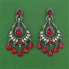 Indo Western Classic Earring With Black Plating