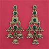 Indo Western Long Earring With Gold Plating