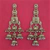 Indo Western Long Earring With Gold Plating