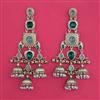 Indo Western Long Earring With Gold Plating