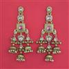 Indo Western Long Earring With Gold Plating