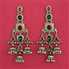 Indo Western Long Earring With Gold Plating