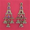 Indo Western Long Earring With Gold Plating
