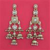 Indo Western Long Earring With Gold Plating