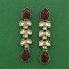 Indo Western Classic Earring With Mehndi Plating