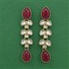 Indo Western Classic Earring With Mehndi Plating
