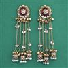 Indo Western Moti Earring With Gold Plating