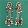 Indo Western Moti Earring With Gold Plating