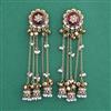 Indo Western Moti Earring With Gold Plating