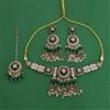 Indo Western Choker Necklace with Mehndi Plating