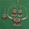 Indo Western Choker Necklace with Mehndi Plating