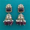 Indo Western Jhumki With Mehndi Plating