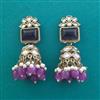 Indo Western Jhumki With Mehndi Plating