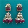 Indo Western Jhumki With Mehndi Plating