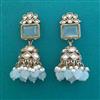 Indo Western Jhumki With Mehndi Plating