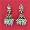 Indo Western Jhumki with Mehndi Plating