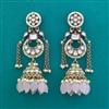 Indo Western Jhumki With Mehndi Plating