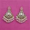 Indo Western Bandhai Earring With Mehndi Plating