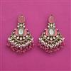 Indo Western Bandhai Earring With Mehndi Plating