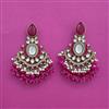 Indo Western Bandhai Earring With Mehndi Plating