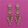 Indo Western Classic Earring With Mehndi Plating