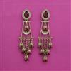 Indo Western Classic Earring With Mehndi Plating