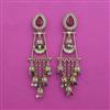 Indo Western Classic Earring With Mehndi Plating