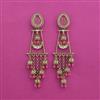 Indo Western Classic Earring With Mehndi Plating