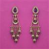 Indo Western Classic Earring With Mehndi Plating